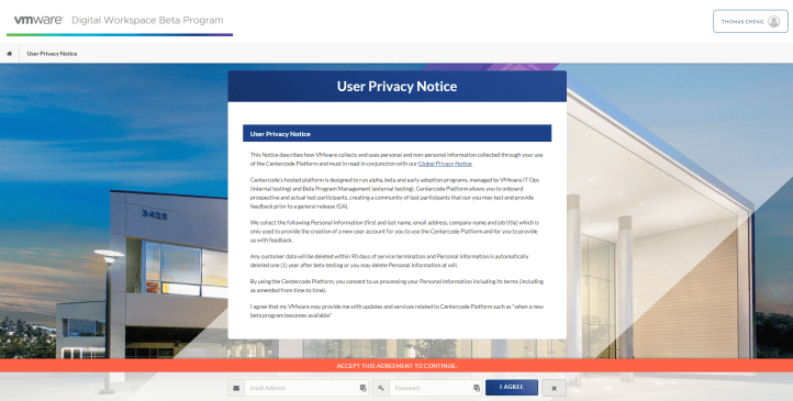 User Privacy Notice - Google Chrome 2020-05-12 15.