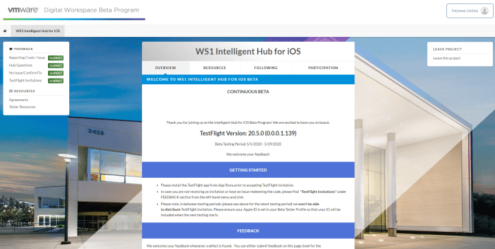 WS1 Intelligent Hub for iOS - WS1 Intelligent Hub