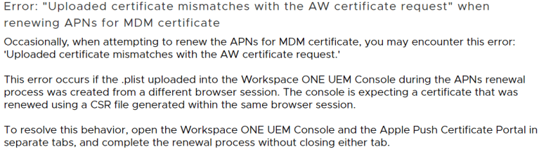 Updating Certificates for Workspace ONE UEM Services – Thomas Cheng
